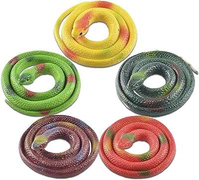 5 pièces 29 pouces réaliste en caoutchouc serpent jouets faux. DIAYTAR COTE D'IVOIRE  - La boutique en ligne discount incontournable pour tous vos besoins. Explorez notre vaste catalogue de produits, comprenant des articles pour la maison, l'électroménager, l'informatique et la mode, tous à des prix défiant toute concurrence.