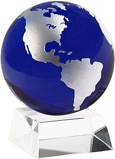 Alonge globe bleu cristal de 8" avec support incliné en 5" et boîte. À la recherche d'idées cadeaux originales et abordables ? Parcourez notre sélection de gadgets à prix discount sur DIAYTAR COTE D'IVOIRE  et faites plaisir à vos proches sans vous ruiner. Des gadgets high-tech aux objets insolites, notre boutique en ligne saura vous surprendre.