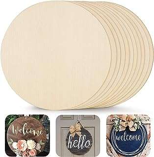 Plaques rondes en bois de pin de 12" pour les arts et l'artisanat. Avec DIAYTAR COTE D'IVOIRE, vous pouvez profiter de produits discount de qualité supérieure sans compromettre votre budget. Notre boutique en ligne propose une vaste sélection d'articles, allant des essentiels pour la maison aux gadgets dernier cri, tous proposés à des prix compétitifs pour vous offrir un véritable rapport qualité-prix.
