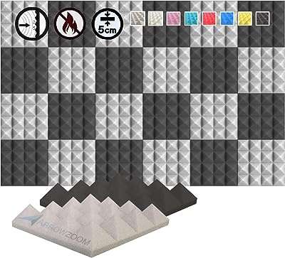 Panneaux muraux pyramidaux en mousse arzum 24 pièces 25 x 5. DIAYTAR COTE D'IVOIRE  - votre partenaire pour un shopping discount en ligne réussi. Parcourez notre assortiment complet de produits discount, incluant tout ce dont vous avez besoin pour la maison, l'électroménager, l'informatique, la mode et les gadgets. Profitez de nos prix avantageux et faites des économies sur vos achats en ligne, sans compromis sur la qualité.