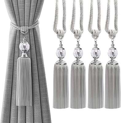 4 pièces attaches de rideau à franges en cristal argenté pour la décoration. Faites des économies sans compromis sur la qualité avec DIAYTAR COTE D'IVOIRE  ! Notre boutique en ligne propose une vaste sélection de produits discount, des appareils électroménagers fiables aux articles de mode tendance, en passant par les équipements informatiques. Trouvez tout ce dont vous avez besoin à des prix défiant toute concurrence.