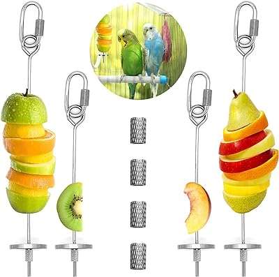 Cage à oiseaux mangeoire jouet en acier inoxydable support de nourriture pour fruits et légumes. Faites des économies sans compromis chez DIAYTAR COTE D'IVOIRE, votre destination de shopping en ligne pour des produits discount de qualité supérieure, allant des appareils électroniques à la décoration d'intérieur.