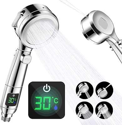 Pomme de douche à économie d'eau avec surpression 4 réglages de jet. Vous cherchez des produits discount de qualité ? Ne cherchez plus, DIAYTAR COTE D'IVOIRE  est là pour vous ! Parcourez notre boutique en ligne et découvrez une variété d'articles pour la maison, l'électroménager, la mode, l'informatique et les gadgets à des prix défiant toute concurrence. Ne manquez pas nos offres spéciales et économisez sur tous vos achats !