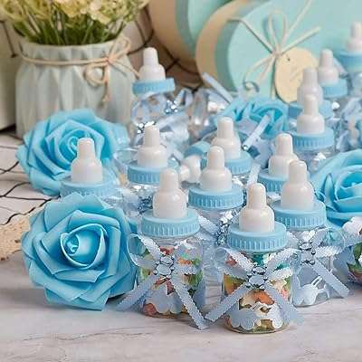 Bouteille de bonbons alicdon pour fête prénatale 24 pièces bouteilles rechargeables. DIAYTAR COTE D'IVOIRE  vous ouvre les portes d'un univers de bonnes affaires. Découvrez notre large gamme de produits discount, allant des indispensables de la maison aux dernières tendances mode, en passant par les gadgets innovants. Profitez d'offres exceptionnelles et de prix imbattables pour des achats malins et éclairés.