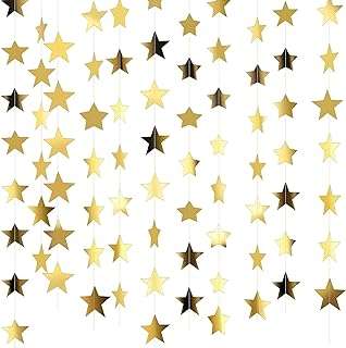 Guirlande d'étoiles à paillettes de 130 pieds bannière suspendre suspendre dorées pour fiançailles. DIAYTAR COTE D'IVOIRE, votre destination en ligne pour des produits discount de qualité. Avec notre large choix de produits allant de la maison à la technologie, en passant par la mode et les gadgets, vous êtes assuré de trouver tout ce dont vous avez besoin à des prix défiant toute concurrence.