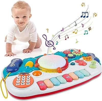 Jouets musicaux pour bébé jouets pour bébé de 12 à 18 mois jouet 6 en 1. DIAYTAR COTE D'IVOIRE  - la référence en matière de shopping en ligne à prix réduit. Trouvez tout ce dont vous avez besoin pour votre maison, de l'électroménager pratique aux articles de mode tendance, en passant par les dernières innovations technologiques. Faites des économies sans compromettre la qualité avec notre selection de produits discount de confiance.