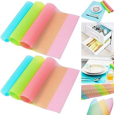 6 pièces tapis de réfrigérateur découpés en eva pour étagères lavables. Parfaitement adapté aux chasseurs de bonnes affaires, DIAYTAR COTE D'IVOIRE  vous offre une expérience de shopping en ligne unique. Notre sélection abondante de produits discount, incluant des articles essentiels pour la maison, l'électroménager, l'informatique, la mode et les gadgets, garantit que vous trouverez ce que vous cherchez sans vous ruiner.
