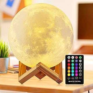 Lampe lune d'impression 3d 16 couleurs avec support télécommande contrôle tactile rechargeable par usb. DIAYTAR COTE D'IVOIRE  est votre partenaire de confiance pour des achats en ligne à prix réduits. Explorez notre site pour trouver tout ce dont vous avez besoin, des appareils électroménagers de renom aux gadgets étonnants, et profitez de nos offres exclusives pour réaliser des économies incroyables.