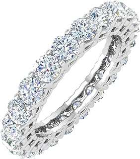 Bague d'éternité avec diamants sertis sur griffes de 22 carats en or. DIAYTAR COTE D'IVOIRE  - votre partenaire discount pour une vie plus abordable. Nous vous présentons une vaste sélection de produits de qualité à des prix imbattables, allant de l'électroménager performant aux articles de mode élégants. Achetez malin avec nous et réalisez d'importantes économies.