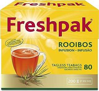 Thé rooibos freshpak | 80 sachets de thé sans étiquette naturel. Faites des découvertes et des économies chez DIAYTAR COTE D'IVOIRE . Notre boutique en ligne propose une gamme étendue de produits discount, couvrant la maison, l'électroménager, l'informatique, la mode et bien plus encore. Obtenez des produits de qualité à des prix imbattables en quelques clics seulement.