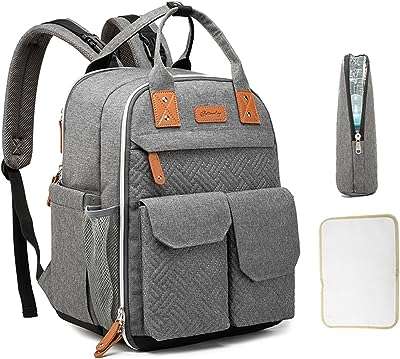 Sac à dos langer pour bébé sac de maman imperméable multifonctionnel portable bébé avec coussin. DIAYTAR COTE D'IVOIRE, la boutique en ligne où vous trouverez tout ce dont vous avez besoin à petit prix ! Profitez de notre sélection discount de produits pour la maison, l'électroménager, l'informatique, la mode et les gadgets, sans pour autant compromettre la qualité. Faites de bonnes affaires tout en profitant d'une expérience de shopping pratique et sécurisée.