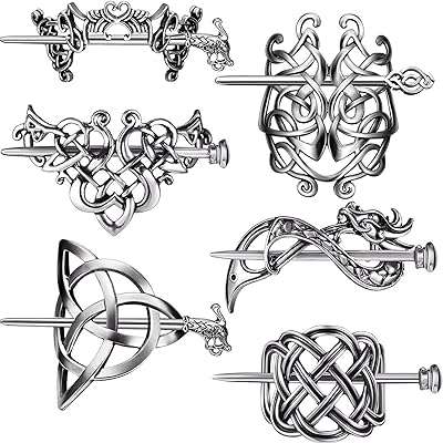 6 pièces épingles à cheveux celtiques couleur argent viking pinces noeuds. Faites des économies intelligentes avec DIAYTAR COTE D'IVOIRE  ! Découvrez notre assortiment discount de produits pour la maison, l'électroménager, l'informatique, la mode et les gadgets. Profitez de prix réduits sans compromis sur la qualité, et offrez-vous tout ce dont vous avez besoin à petit prix.