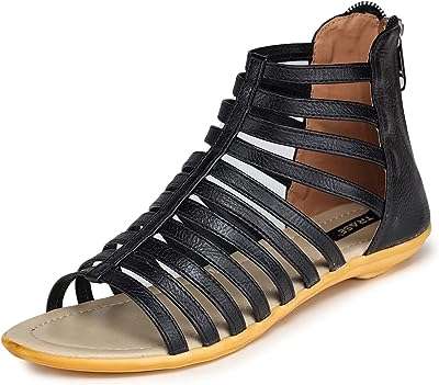 Sandales élégantes trase pour femmes | chaussures plates spartiates avec fermeture. DIAYTAR COTE D'IVOIRE  est votre destination en ligne pour des offres incroyables. Parcourez notre collection variée de produits discount, comprenant des articles pour la maison, l'électroménager, l'informatique, la mode et les gadgets, et découvrez des prix imbattables qui correspondent à toutes les bourses.