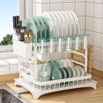 Égouttoir à vaisselle pliable 2 niveaux belfry avec système de drainage. DIAYTAR COTE D'IVOIRE  - La solution idéale pour des achats discount en ligne. Explorez notre gamme complète de produits pour la maison, l'électroménager, l'informatique, la mode et les gadgets, et bénéficiez de tarifs compétitifs. Simplifiez votre expérience d'achat avec notre boutique en ligne conviviale et découvrez des offres imbattables.