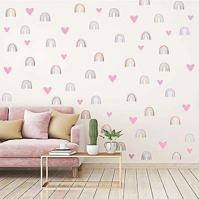 Stickers muraux arc en ciel boho petits autocollants en forme de cœur aquarelle pour décoration. Cherchez-vous des produits de qualité à des prix abordables ? Ne cherchez plus ! DIAYTAR COTE D'IVOIRE  propose une sélection diversifiée de produits discount allant des articles ménagers aux produits high-tech, le tout à des prix défiant toute concurrence. N'attendez plus pour faire votre shopping malin.