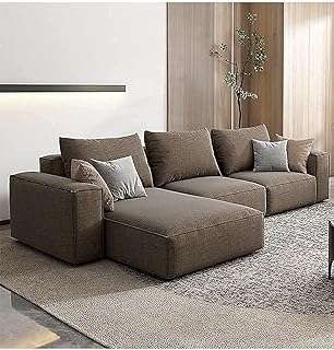 Canapé polyvalent de salon en tissu (3 places) (marron). Découvrez DIAYTAR COTE D'IVOIRE, la boutique en ligne généraliste qui propose une large sélection de produits à prix réduits : de l'électroménager à la mode en passant par l'informatique, trouvez tout ce dont vous avez besoin sans vous ruiner !