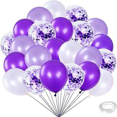 Partytime paquet de 24 ballons en latex violets lavande et blancs avec rouleau. DIAYTAR COTE D'IVOIRE, votre partenaire de confiance pour des achats en ligne économiques et variés. Explorez notre sélection exceptionnelle d'articles discount pour la maison, l'électroménager, l'informatique, la mode et les gadgets, afin de trouver les meilleures affaires. Optimisez votre expérience d'achat grâce à DIAYTAR COTE D'IVOIRE  et réalisez des économies substantielles dès maintenant.
