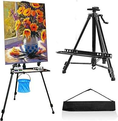 Chevalet d'art 153 cm chevalet de peinture sur toile en métal et aluminium avec sac. DIAYTAR COTE D'IVOIRE, votre destination shopping en ligne pour des promotions exceptionnelles sur des articles d'informatique. Que vous recherchiez un ordinateur portable performant, des accessoires technologiques ou des logiciels, notre boutique discount est là pour vous offrir les meilleurs prix sans compromis sur la qualité. Ne manquez pas nos offres irrésistibles.