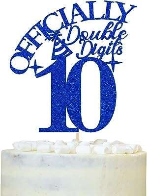 Décoration de gâteau joyeux 10e anniversaire numéro officiel 10 fournitures décoration de fête anniversaire pour garçons. DIAYTAR COTE D'IVOIRE, votre destination shopping idéale pour des produits discount de qualité. Explorez notre catalogue en ligne et trouvez tout ce dont vous avez besoin pour votre maison, de l'électroménager à la mode en passant par les gadgets innovants. Grâce à nos prix avantageux, économisez sans compromis sur la satisfaction de vos achats.