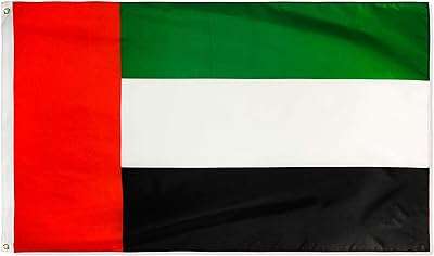 Drapeau des émirats arabes unis 3x5 pieds 90x150cm imprimé 150d  . DIAYTAR COTE D'IVOIRE  - la solution pour des achats discount en ligne simples et rapides. Trouvez tout ce dont vous avez besoin sans vous ruiner, de la maison à l'électroménager en passant par l'informatique et la mode. Profitez de nos prix compétitifs et faites des économies dès maintenant.