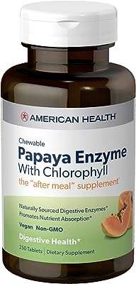 American health enzyme de papaye avec chlorophylle 250 comprimés à croquer. À la recherche de bonnes affaires ? DIAYTAR COTE D'IVOIRE  est là pour vous ! Notre boutique en ligne généraliste propose une variété de produits discount, allant des articles pour la maison à l'électroménager, en passant par l'informatique et la mode, ainsi que les gadgets indispensables à petits prix.