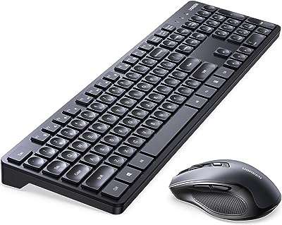Combo clavier et souris sans fil ugreen d'ordinateur ergonomique 24 g avec récepteur. DIAYTAR COTE D'IVOIRE  : votre partenaire idéal pour des achats en ligne abordables et variés. Parcourez notre large sélection de produits discount, des appareils électroménagers aux vêtements et accessoires de mode, en passant par les gadgets dernier cri. Faites des économies sans compromettre la qualité grâce à DIAYTAR COTE D'IVOIRE  !