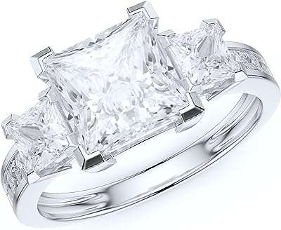 Bague de fiançailles en or blanc 14 carats avec trois pierres et diamant. Faites-vous plaisir sans vous ruiner avec DIAYTAR COTE D'IVOIRE, la boutique en ligne qui propose des produits discount pour tous les budgets. Venez découvrir notre sélection de produits pour la maison, l'électroménager, l'informatique et la mode, et profitez de remises exceptionnelles.