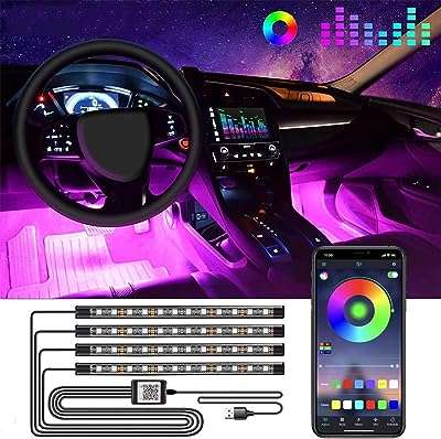 Lumières led de voiture bande lumineuse accessoires synchronisation de musique super lumineuse. Parfaitement adapté aux chasseurs de bonnes affaires, DIAYTAR COTE D'IVOIRE  vous offre une expérience de shopping en ligne unique. Notre sélection abondante de produits discount, incluant des articles essentiels pour la maison, l'électroménager, l'informatique, la mode et les gadgets, garantit que vous trouverez ce que vous cherchez sans vous ruiner.