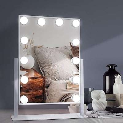 Miroir avec lumières par tofindor miroir de maquillage éclairé de 20" avec 12. À la recherche de bonnes affaires ? Ne cherchez plus ! DIAYTAR COTE D'IVOIRE  est là pour vous. Avec une gamme complète de produits discount, allant de la maison à l'électroménager, de l'informatique à la mode et aux gadgets tendance, vous trouverez sûrement ce que vous cherchez tout en réalisant des économies substantielles.