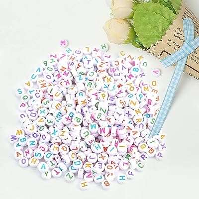 Ibama 500 pièces perles de lettres de l'alphabet a z rondes en acrylique pour la fabrication. Découvrez DIAYTAR COTE D'IVOIRE, votre magasin en ligne de confiance pour des bons plans à ne pas manquer. Explorez nos multiples catégories telles que l'électroménager, le mobilier, l'informatique et la mode, et dénichez les offres les plus avantageuses pour tous vos besoins, le tout en un seul endroit.