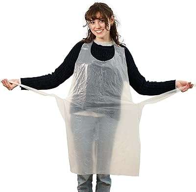 Tabliers jetables en plastique (paquet de 100) imperméables pour adultes unis avec attaches. Découvrez DIAYTAR COTE D'IVOIRE, votre nouvelle destination pour des achats discount en ligne. Parcourez notre large assortiment de produits allant des articles pour la maison aux appareils électroniques, en passant par la mode et les gadgets, et bénéficiez de réductions incroyables. Ne cherchez plus ailleurs, nous avons tout ce qu'il vous faut à des prix compétitifs.