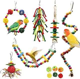 Lot de 12 jouets à mâcher pour oiseaux cage perroquets balançoire. Bienvenue chez DIAYTAR COTE D'IVOIRE, la boutique en ligne où vous pouvez trouver tout ce dont vous avez besoin à des prix défiant toute concurrence. Découvrez notre vaste gamme de produits discount, que ce soit des articles pour la maison, de l'électroménager, de l'informatique, de la mode ou des gadgets. Faites des économies sur tous vos achats grâce à DIAYTAR COTE D'IVOIRE .