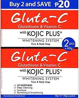 Gluta c glutathion et vitamine c avec kojic plus savon blanchissant visage. Parfaitement adapté aux chasseurs de bonnes affaires, DIAYTAR COTE D'IVOIRE  vous offre une expérience de shopping en ligne unique. Notre sélection abondante de produits discount, incluant des articles essentiels pour la maison, l'électroménager, l'informatique, la mode et les gadgets, garantit que vous trouverez ce que vous cherchez sans vous ruiner.