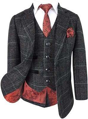 Ensemble de costume rétro en tweed coupe ajustée pour garçons. Plongez dans l'univers économique de DIAYTAR COTE D'IVOIRE, votre boutique en ligne incontournable pour les bonnes affaires. Parcourez notre sélection abondante de produits discount allant de la maison à l'électroménager, en passant par l'informatique et la mode. Économisez dès maintenant sur tous vos achats chez DIAYTAR COTE D'IVOIRE !