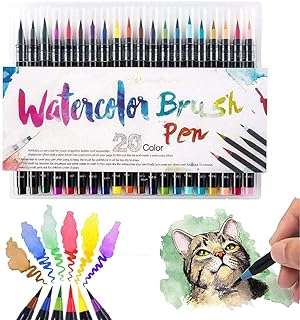 Ensemble de 20 stylos pinceaux colorés stylo marqueur aquarelle pour dessin. Découvrez DIAYTAR COTE D'IVOIRE, votre destination en ligne pour des produits discount de qualité. Avec une vaste sélection d'articles pour la maison, l'électroménager, l'informatique et la mode, nous vous offrons la possibilité de réaliser des économies considérables tout en vous faisant plaisir.
