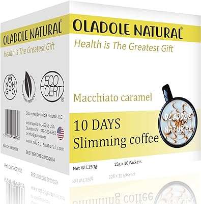 Oldell macchiato au café amincissant au caramel naturel 15 g paquet de 10 paquets avec super. Économisez sur tous vos achats avec DIAYTAR COTE D'IVOIRE, la boutique en ligne où vous trouverez des produits discount de qualité supérieure. Explorez notre large gamme de produits, allant de la maison à l'électroménager, de l'informatique à la mode et aux gadgets, et faites des affaires incroyables. Profitez de nos offres promotionnelles exclusives et commandez dès maintenant pour une expérience d'achat en ligne à prix réduit.