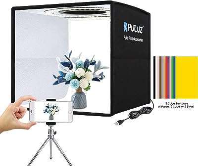 Puluz mini photo studio light box kit de tente de photographie pliable portable avec cri. DIAYTAR COTE D'IVOIRE  - La solution idéale pour les chasseurs de bonnes affaires en ligne. Trouvez des produits discount de haute qualité dans toutes les catégories, y compris la mode, l'électronique, l'ameublement et bien plus encore. Économisez sans compromis sur la qualité !