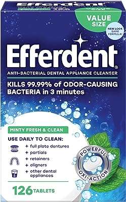 Comprimés de nettoyage des dents everdent de retainer comprimés dentaire parfum de menthe fraîche et propre. DIAYTAR COTE D'IVOIRE, votre destination en ligne pour des achats malins à petits prix ! Parcourez notre vaste catalogue qui regorge de produits discount, des essentiels de la maison aux appareils électroménagers, en passant par les dernières tendances de la mode et les gadgets high-tech.