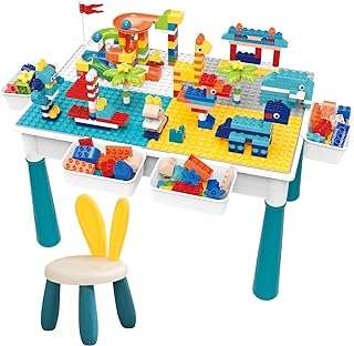 Table de blocs de construction pour enfants ensemble de chaises de table 7 en 1 enfants avec 4. DIAYTAR COTE D'IVOIRE  est votre guichet unique pour des produits discount de premier ordre. Parcourez notre catalogue en ligne et découvrez notre sélection soigneusement choisie d'articles pour la maison, l'électroménager, l'informatique et la mode, tous disponibles à des prix abordables. Vous ne trouverez pas de meilleurs deals ailleurs !