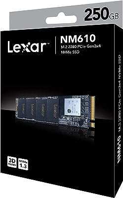 Lexar 250 go ssd nm610 m.2 2280 pcie gen 3*4 2100 mo s en lecture. Trouvez tout ce dont vous avez besoin à des prix imbattables chez DIAYTAR COTE D'IVOIRE  - une boutique en ligne généraliste qui vous propose des produits discount pour la maison, l'électroménager, l'informatique et plus encore.