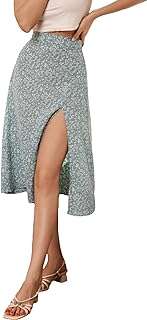 Jupe mi longue trapèze taille haute à imprimé floral pour femme. Avec DIAYTAR COTE D'IVOIRE, profitez de tarifs attractifs sur une large gamme de produits discount. Équipez votre maison avec des appareils électroménagers de qualité, restez à la pointe de la mode grâce à notre sélection de vêtements abordables et découvrez les dernières innovations technologiques à prix réduits.