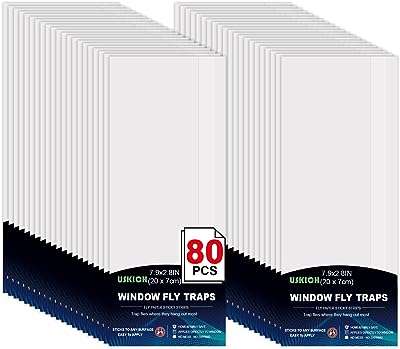 Pièges à mouches pour fenêtre usage intérieur paquet de 80 bandes adhésives transparentes en papier. DIAYTAR COTE D'IVOIRE  - Votre destination en ligne pour des offres discount sur tout ! Parcourez notre vaste sélection de produits pour équiper votre maison avec des électroménagers, des articles de mode tendance et même des gadgets technologiques, le tout à des prix incroyables. Ne manquez pas nos super promotions et économisez dès aujourd'hui !