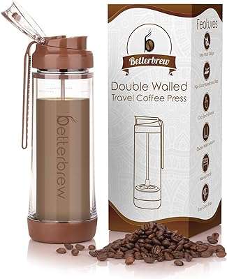 Cafetière de voyage à pression française better brew | tambour café isolé portable avec piston. À la recherche de bons plans en ligne ? Ne cherchez pas plus loin que DIAYTAR COTE D'IVOIRE  ! Notre boutique généraliste vous propose une large gamme de produits discount, allant des articles pour la maison aux appareils électroménagers, en passant par l'informatique, la mode et les gadgets. Faites des économies tout en trouvant des produits de qualité, le tout en quelques clics seulement.