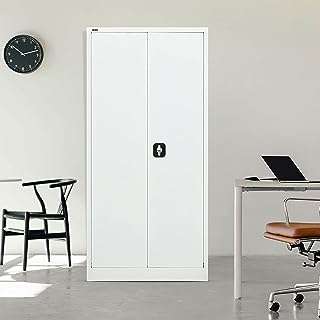 Armoire de bureau en acier r egid classeur en acier casier avec étagères de rangement et serrure. DIAYTAR COTE D'IVOIRE  - La boutique en ligne qui rend le shopping abordable! Découvrez notre sélection de produits discount, comprenant des équipements informatiques, des appareils électroménagers, des vêtements tendance et bien plus encore, tous à des prix défiant toute concurrence.