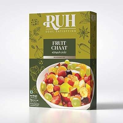 Roh chaat fruit masala 50g. Ne dépensez pas une fortune pour obtenir ce que vous désirez ! Découvrez DIAYTAR COTE D'IVOIRE, votre boutique en ligne de référence pour des produits de qualité, allant de l'électroménager aux accessoires de mode, à des prix défiant toute concurrence.