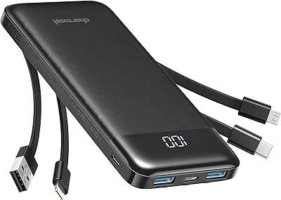 Batterie externe charmist avec câble intégré batterie usb c 10 000. DIAYTAR COTE D'IVOIRE  est la référence en matière de produits discount en ligne. Parcourez notre catalogue et trouvez des articles indispensables pour la maison, des appareils électroménagers de qualité, des solutions informatiques abordables, des vêtements tendance et des gadgets à des prix incroyables.