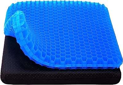 Coussin de siège en gel double épaisseur de 18 pouces conception respirante. DIAYTAR COTE D'IVOIRE  - La boutique en ligne qui rend le shopping abordable! Découvrez notre sélection de produits discount, comprenant des équipements informatiques, des appareils électroménagers, des vêtements tendance et bien plus encore, tous à des prix défiant toute concurrence.