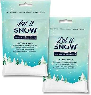 Let it snow poudre de neige instantanée | fabriquée aux états unis. Envie d'être à la pointe de la mode sans dépenser une fortune ? DIAYTAR COTE D'IVOIRE  vous propose une sélection de vêtements et accessoires tendance à prix cassés. Que vous cherchiez des tenues pour toute la famille ou des pièces uniques pour vous démarquer, notre boutique en ligne généraliste vous garantit des achats mode discount qui feront sensation.