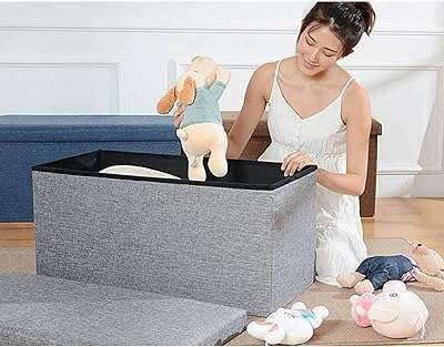 Lemeche tabouret de rangement pliant avec repose pieds [110l] couvercle chaise pliante pour chambre. When it comes to finding discounted products, DIAYTAR COTE D'IVOIRE  is the name you can trust. Explore our wide range of household essentials, electronics, fashionable attire, and cutting-edge gadgets, all at prices that make shopping guilt-free. Experience ultimate savings without compromising on style or functionality.