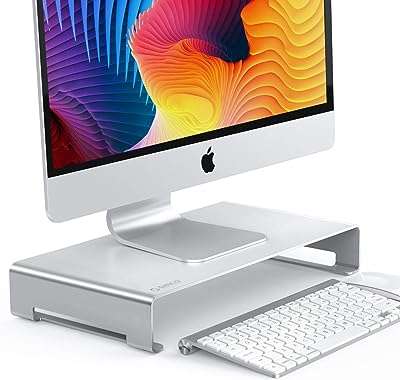 Support de moniteur en aluminium orico support d'ordinateur monobloc avec rangement pour clavier. DIAYTAR COTE D'IVOIRE  est la solution idéale pour les amateurs de bonnes affaires. Notre boutique en ligne propose une gamme complète de produits discount, allant des articles pour la maison à l'informatique, en passant par l'électroménager et la mode. Faites des économies sur vos achats tout en bénéficiant de produits de qualité chez DIAYTAR COTE D'IVOIRE .